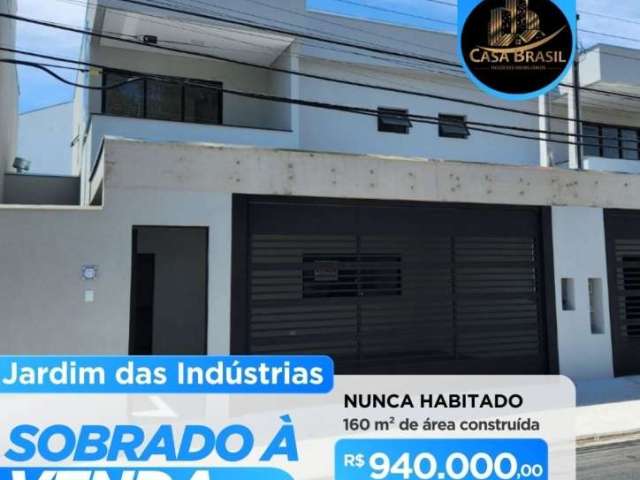 Sobrado com 4 dormitórios à venda, 160 m² por R$ 943.000,00 - Jardim das Indústrias - São José dos Campos/SP