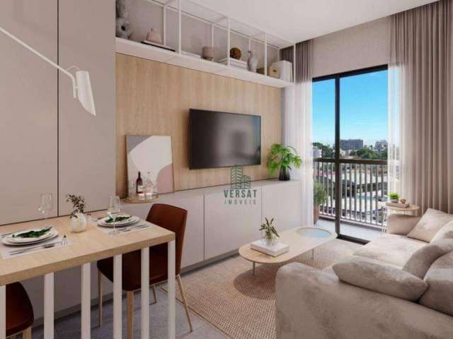 Apartamento à venda, 34 m² por R$ 437.654,02 - Alto da Glória - Curitiba/PR