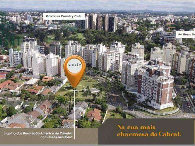 Apartamento com 3 dormitórios - Cabral - Curitiba/PR