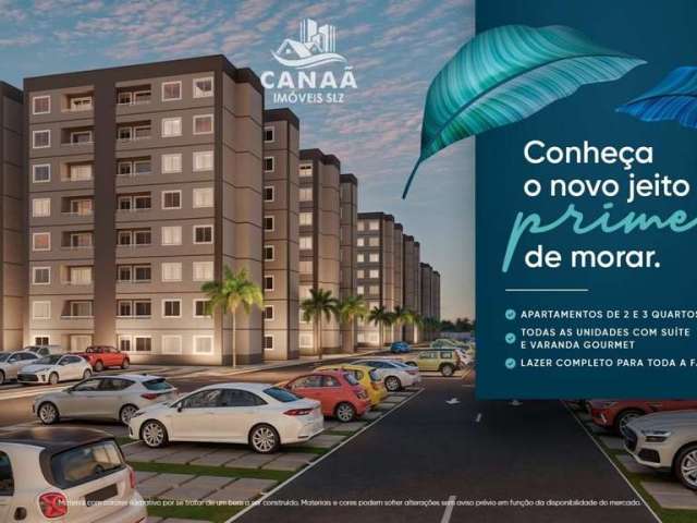 Super Lançamento - Condomínio Prime Calhau II - Aptos com 2 quartos - 2 Banheiros - Elevador - Supe