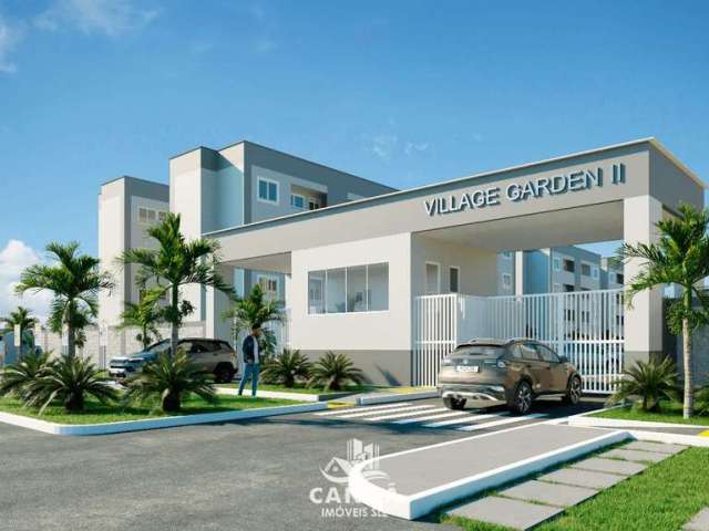 Apartamentos à Venda em Araçagy - Cond. Village Garden II - 2 quartos - Varanda