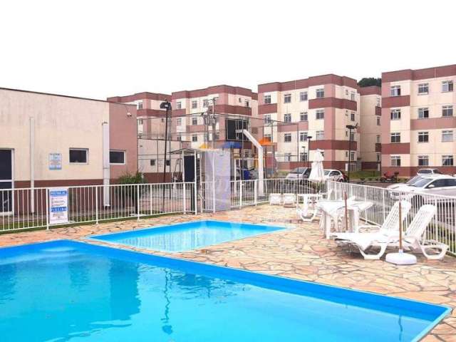 Apartamento araucária semi mobiliado 2 quartos garagem piscina