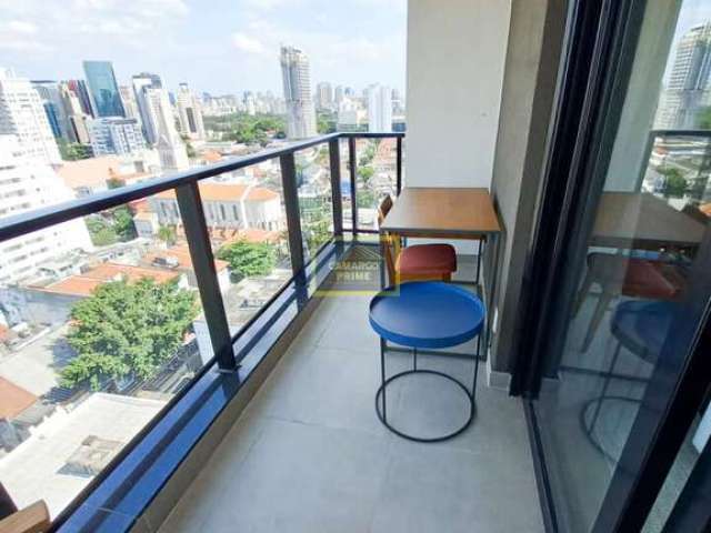 Apartamento mobiliado para locação em Pinheiros - próximo ao metrô Faria Lima