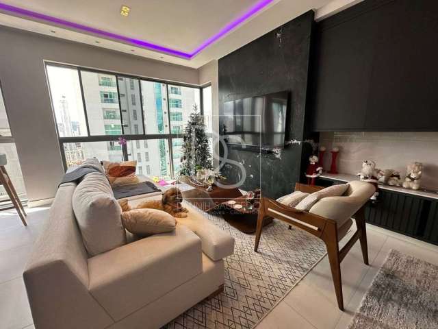 Apartamento decorado, 4 suítes no Edifício Residencial Royal Tower em Balneário Camboriú