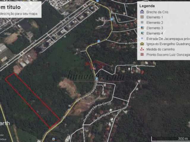 Terreno à venda na Estrada de Jacarepaguá, 3145, Itanhangá, Rio de Janeiro, 25600 m2 por R$ 3.600.000