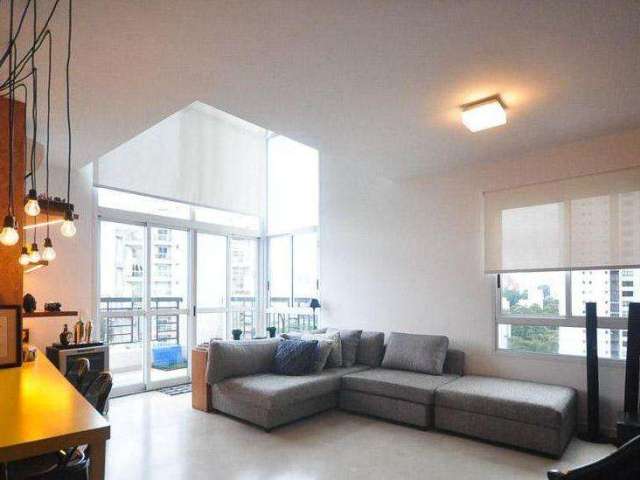 Loft com 2 dormitórios para alugar, 104 m² por R$ 9.011,00/mês - Panamby - São Paulo/SP