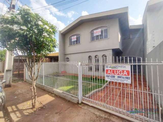 Sobrado com 3 dormitórios para alugar, 311 m² por R$ 4.500,00/mês - Jardim Londrilar - Londrina/PR