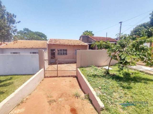 Casa com 2 dormitórios para alugar, 48 m² por R$ 750,00/mês - Califórnia - Londrina/PR