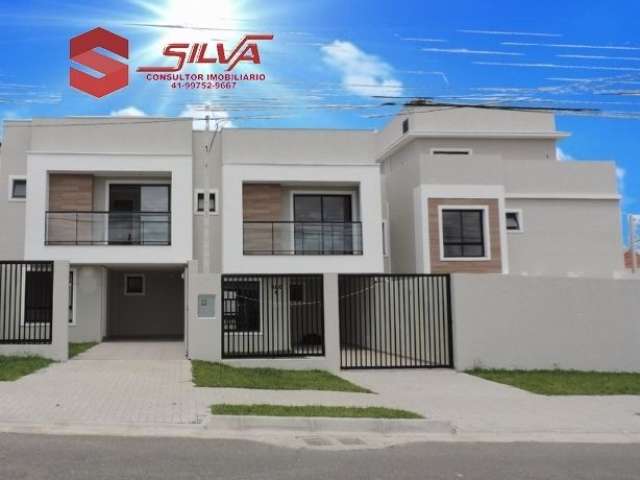 Sobrado Duplex  c/ 105m² - 03 Quartos sendo 01 Suíte e Sacada - c/ Quintal  Grande - 02 Garagens - Pinheirinho -   Curitiba