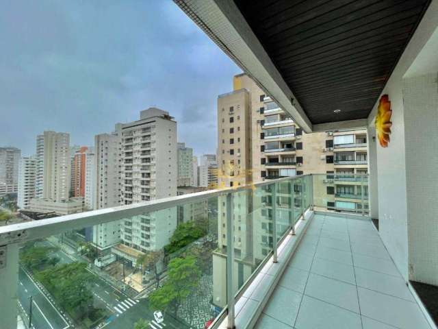 Apartamento com 3 dormitórios à venda, 100 m² por R$ 740.000,00 - Pitangueiras - Guarujá/SP