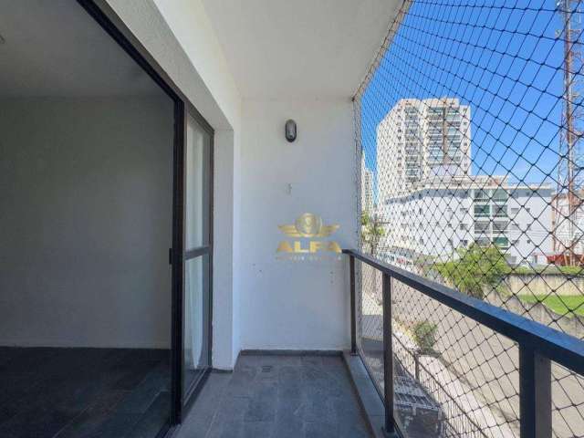 VARANDA COM VISTA LIVRE | SUÍTE | Apartamento na Praia das Astúrias de 2 dormitórios sendo 1 suíte com 1 vaga, Guarujá-SP.