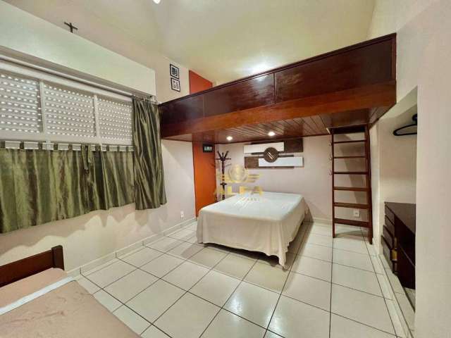 Kitnet à venda, 26 m² por R$ 365.000,00 - Pitangueiras - Guarujá/SP