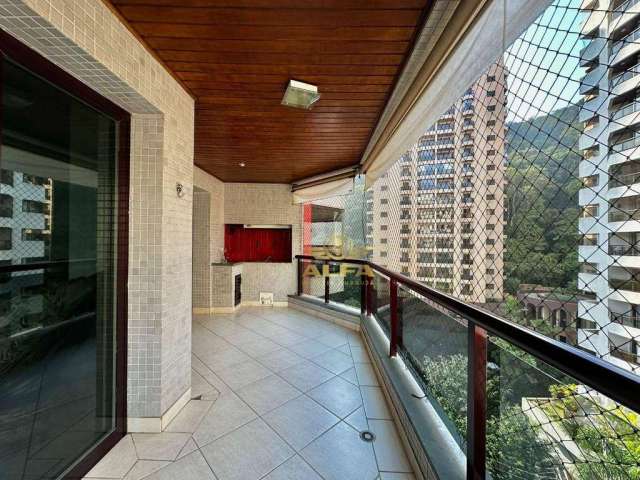 Apartamento na praia 3 suítes Varanda gourmet 2 vagas Pitangueiras Guarujá.