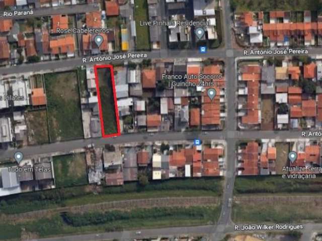 Terreno a venda jd amélia pinhais com 15m de frente  total 900m²