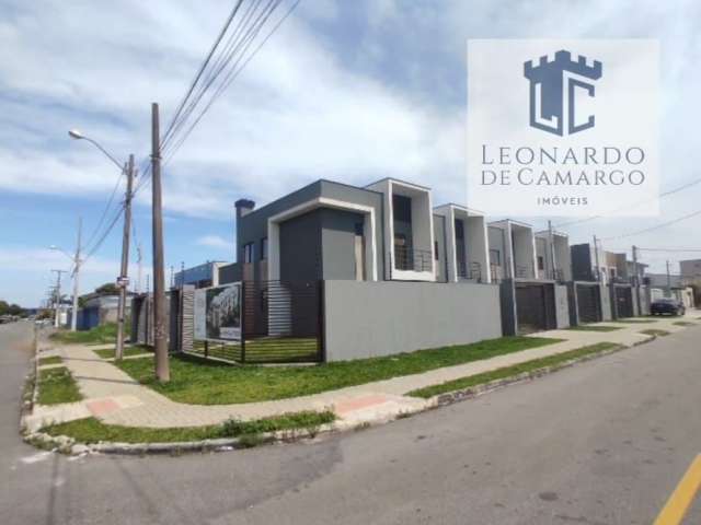 Sobrado de esquina 3 quartos – 1 suíte- 2 vagas – bairro estância pinhais – 139m²