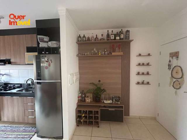 Apartamento à venda em Ribeirão Preto-SP, bairro Bonfim Paulista - 2 quartos, 1 sala, 1 banheiro, 1 vaga de garagem - 49m².