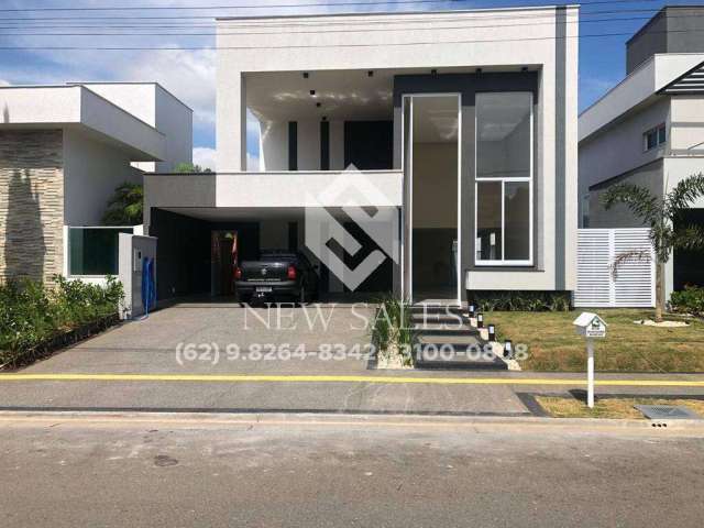 Excelente casa com 4 suítes plenas em condomínio luxuoso em Goiânia