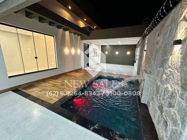 Casa c/ 3 quartos sendo 1 suíte, Piscina - St. Três Marias