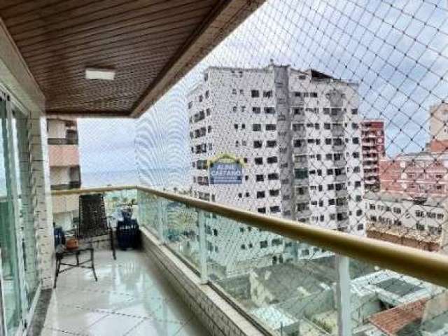 Apartamento com 3 dorms Ampla Sacada com vista mar e Churrasqueira à carvão!!