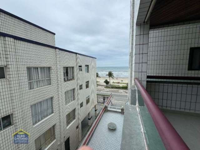 Apartamento com 3 dorms e Prédio Frente Mar e com Lazer! Financia!!