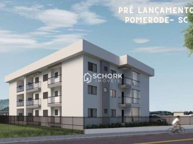 Apartamento com 2 dormitórios à venda, 62 m² por R$ 343.641,00 - Centro - Pomerode/SC