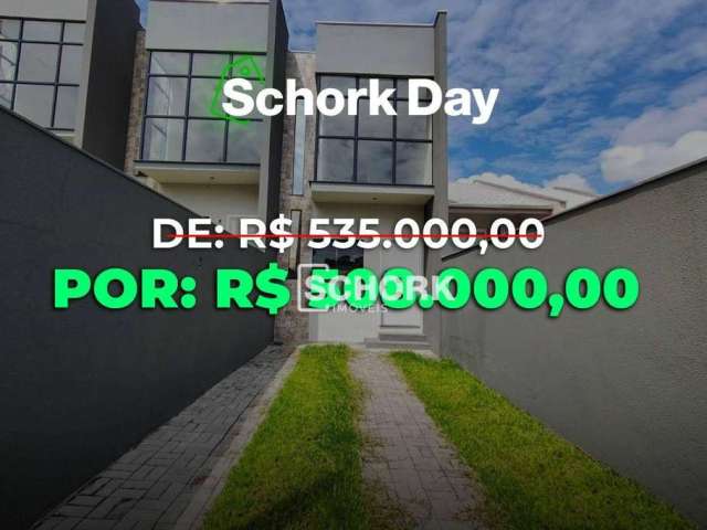 Sobrado com 3 dormitórios à venda, 113 m² por R$ 508.000,00 - Fortaleza Alta - Blumenau/SC