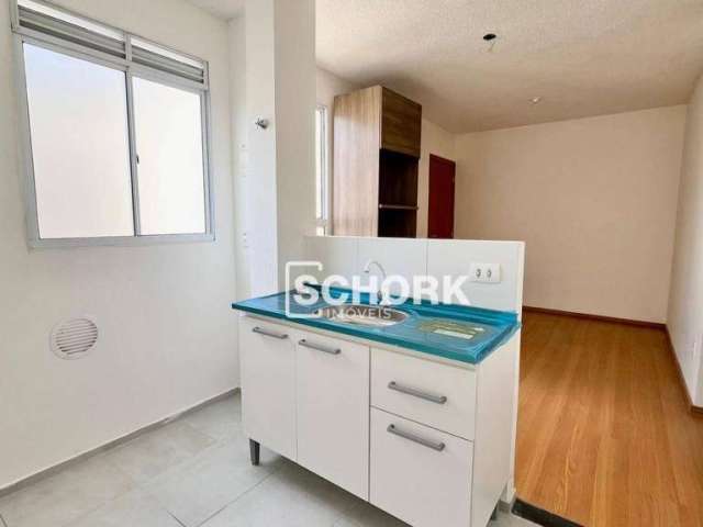 Apartamento com 2 dormitórios para alugar, 47 m² por R$ 1.579,45/mês - Itoupava Central - Blumenau/SC