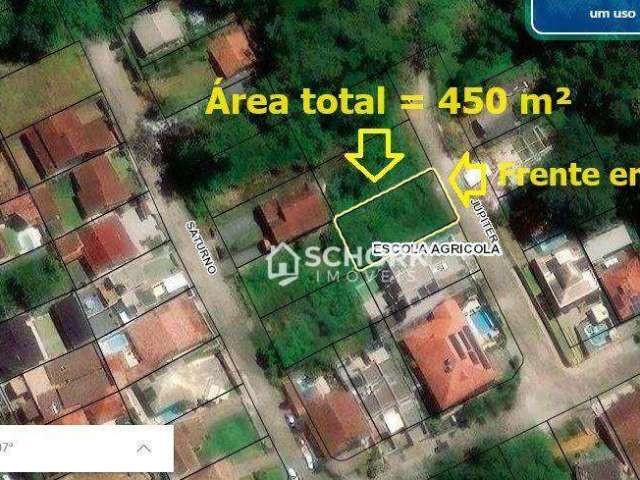 Terreno à venda, 450 m² por R$ 300.000,00 - Escola Agrícola - Blumenau/SC