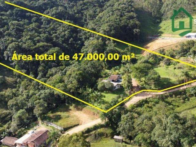 Sítio com 3 dormitórios à venda, 47000 m² por R$ 650.000,00 - Rio Rosina - Rio dos Cedros/SC