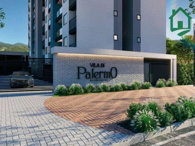 Apartamento com 2 dormitórios à venda, 53 m² por R$ 268.000 - Itoupava Central - Blumenau/SC - Vila Di Palermo