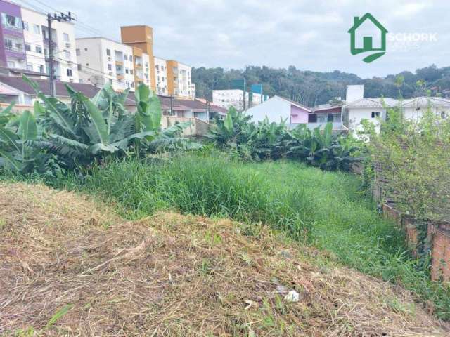 Terreno à venda, 420 m² por R$ 550.000,00 - Velha - Blumenau/SC