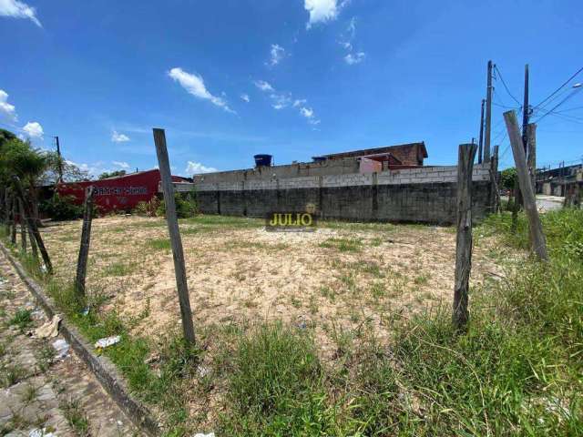 Terreno à venda no Balneário Arara Vermelha, Mongaguá  por R$ 60.000