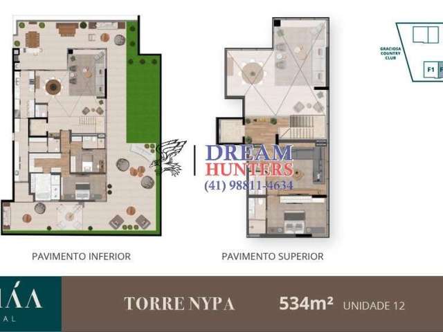 Apartamento com 3 quartos à venda na Nossa Sra. da Luz, 636, Cabral, Curitiba, 300 m2 por R$ 5.800.000