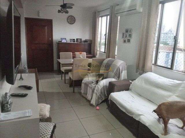 Apartamento a Venda de 03 Dormitórios, sendo 01 com Suíte, por R$ 545.000 - Aparecida - Santos/SP