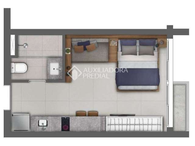 Apartamento com 1 quarto à venda na Rua Professor Duplan, 40, Rio Branco, Porto Alegre, 25 m2 por R$ 463.000