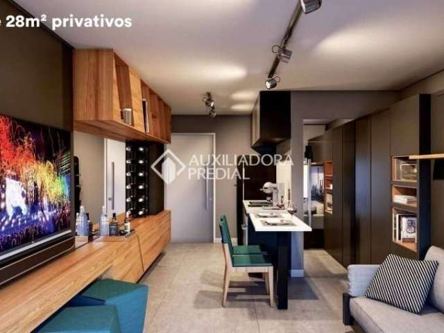 Apartamento com 1 quarto à venda na Rua Curvelo, 100, Petrópolis, Porto Alegre, 28 m2 por R$ 500.000