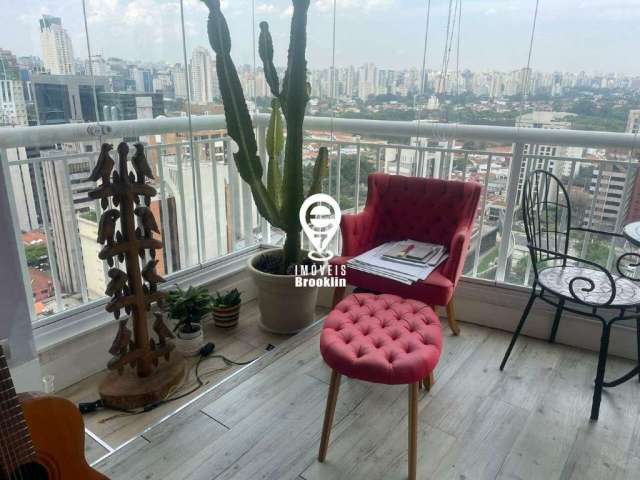 Apartamento para aluguel, 2 quartos, 1 suíte, 2 vagas, Cidade Monções - São Paulo/SP