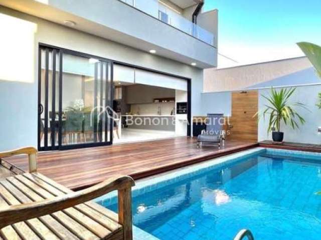 Casa em condomínio fechado com 3 quartos à venda na Avenida Luiz Greco, 500, Vila Monte Alegre, Paulínia, 175 m2 por R$ 1.360.000