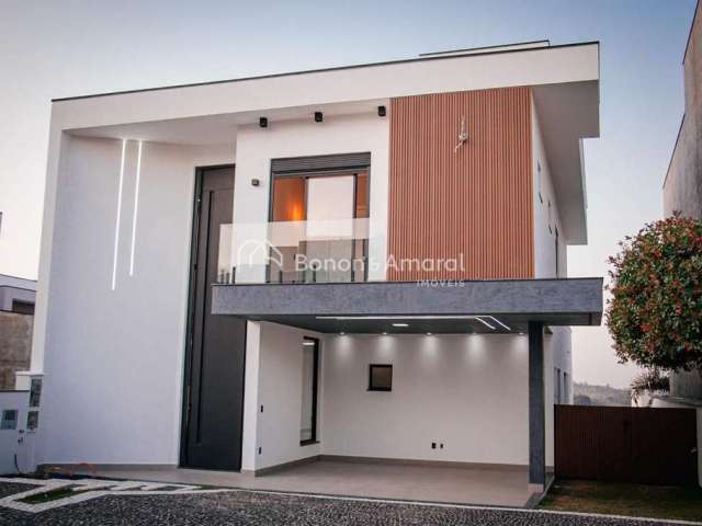 Casa em condomínio fechado com 4 quartos à venda na Municipal do Roncglia, 1090, Residencial Mont' Alcino, Valinhos, 268 m2 por R$ 2.180.000