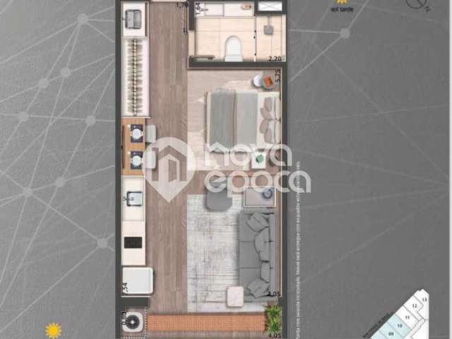 Apartamento com 1 quarto à venda na Largo dos Leões, Barra de Guaratiba, Rio de Janeiro, 36 m2 por R$ 876.341