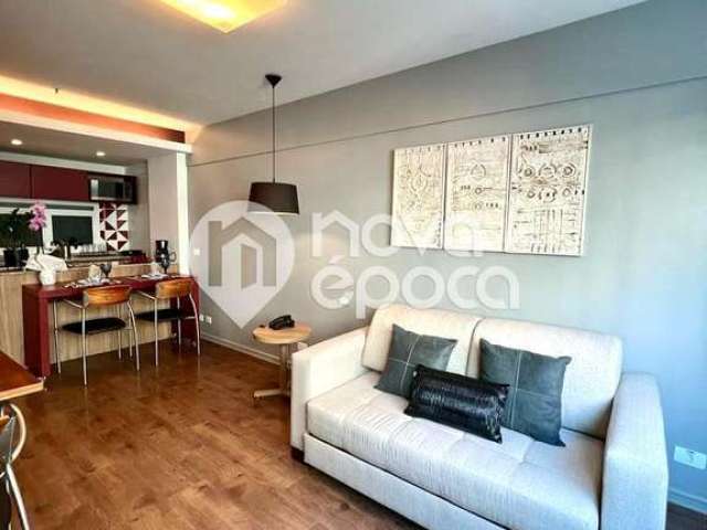 Flat com 1 quarto à venda na Avenida Rainha Elizabeth da Bélgica, Ipanema, Rio de Janeiro, 39 m2 por R$ 900.000