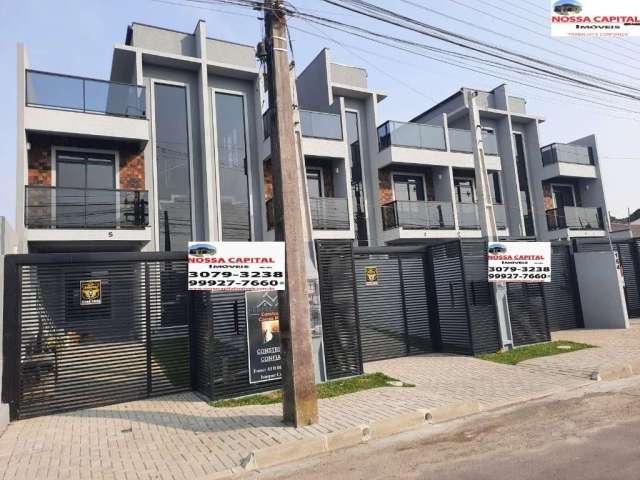 SOBRADOS A VENDA NO UBERABA, CURITIBA, COM TERRAÇO DESCOBERTO, próximo aos Bancos da Salgado Filho, 3 dormitórios