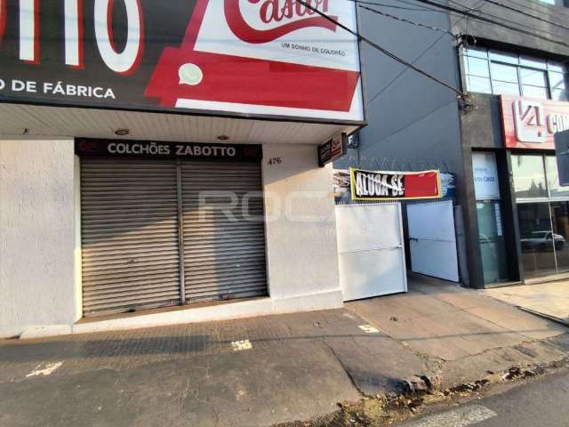 Espaço comercial no Centro de São Carlos, com 2 banheiros, cozinha e alarme