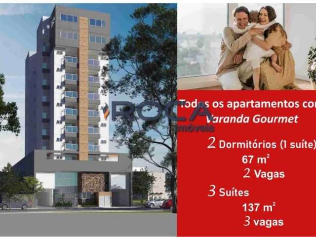 Apartamento de 2 dormitórios à venda no Jardim Paraíso, São Carlos