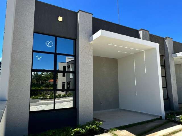 Condomínio de casas planas de 76m² em Aquiraz-CE