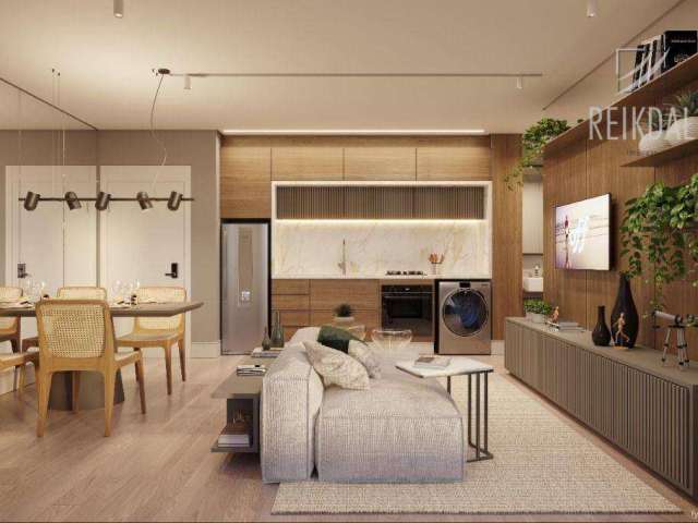 Apartamento com 1 dormitório à venda, 47 m² por R$ 832.300,00 - Batel - Curitiba/PR