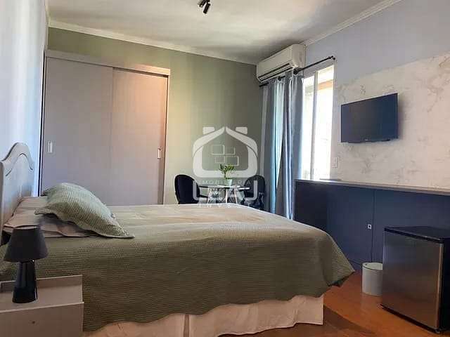 Apartamento 29 M² à venda, mobiliado , uma suíte, sala com  terraço, cozinha e uma vaga de garagem