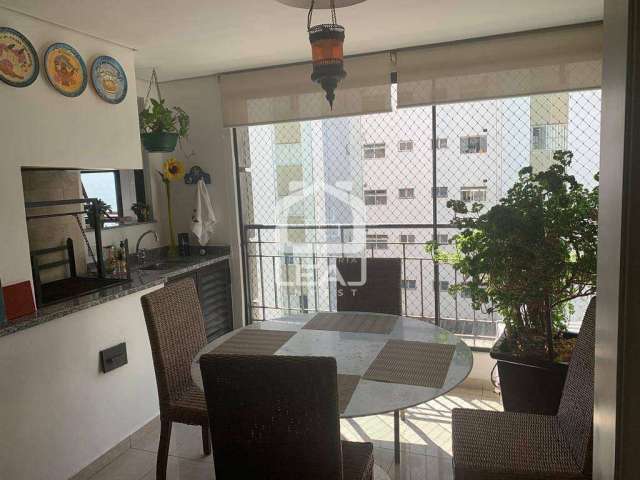 Apartamento à venda no Real Parque, 191m², 4 dormitórios, 3 suítes, 3 vagas garagem - R$ 1.690.000,