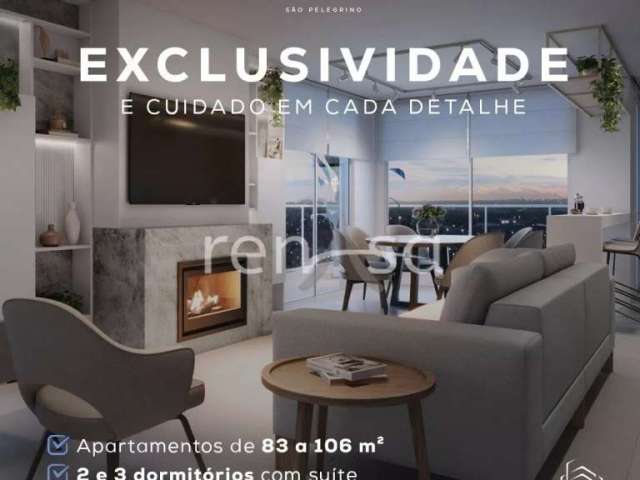 Apartamento para venda, 2 quarto(s), São Pelegrino, Caxias Do Sul - AP8484