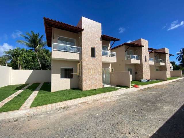 Casa em condomínio fechado com 3 quartos à venda na Rua Milao, 14, Jauá, Camaçari por R$ 430.000